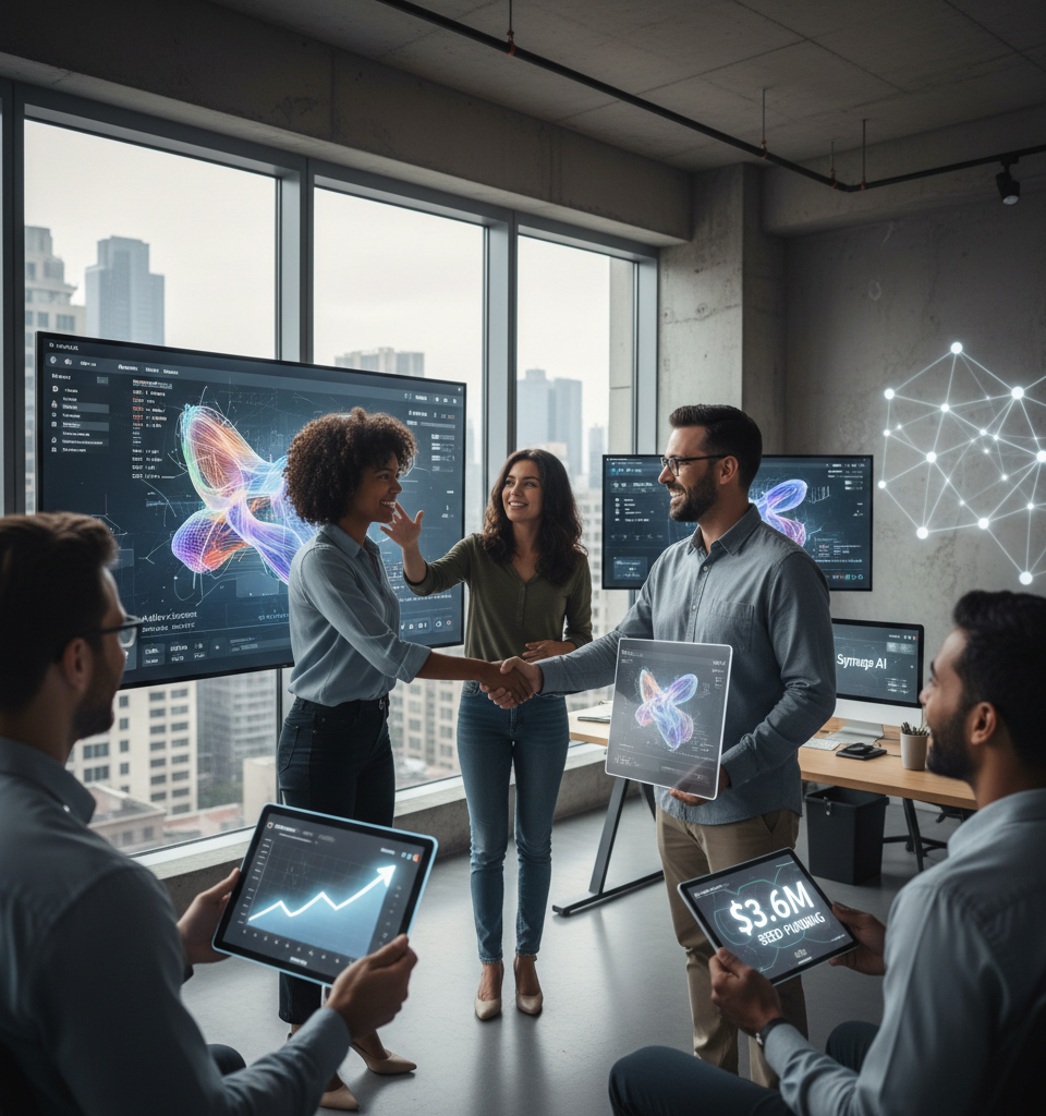 Synaps AI Secures $3.6M Seed Funding to Disrupt Architectural Design with AI Canvas; Eyes AutoCAD Challenge — AI-generated illustration