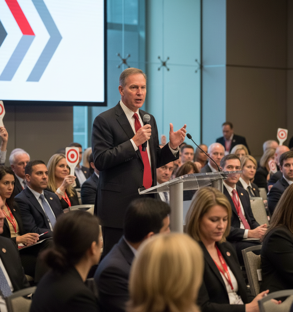 Target Shareholders Reject Independent Chairman Proposal, Brian Cornell to Retain Executive Chairman Role — AI-generated illustration