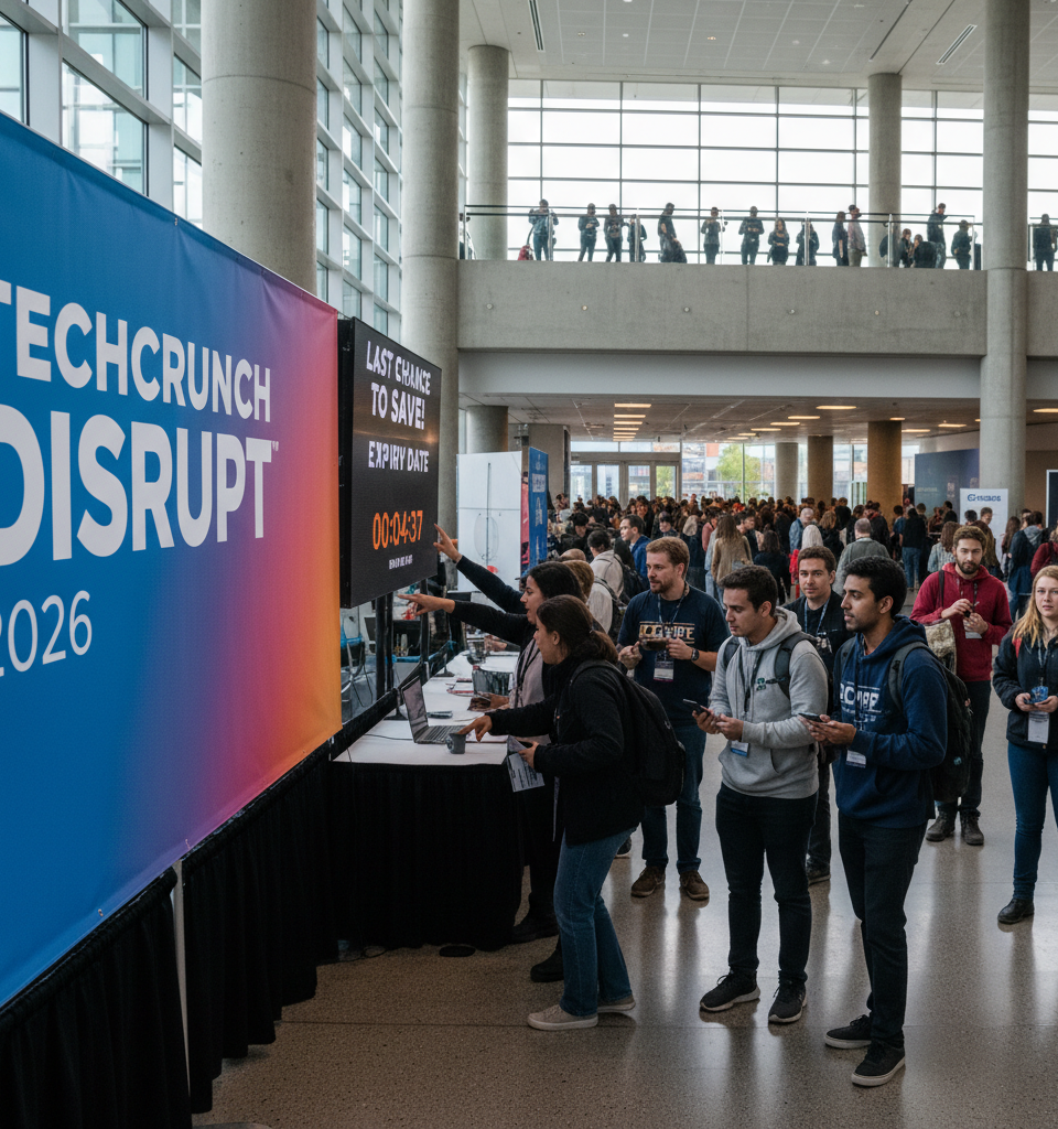 TechCrunch Disrupt 2026 Early-Bird Discounts Expire Soon: Last Chance to Save on Premier Tech Conference Tickets — AI-generated illustration