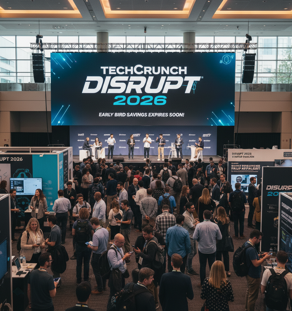 TechCrunch Disrupt 2026: Early Bird Savings Offer Expires Soon, Grab Tickets Now! — AI-generated illustration