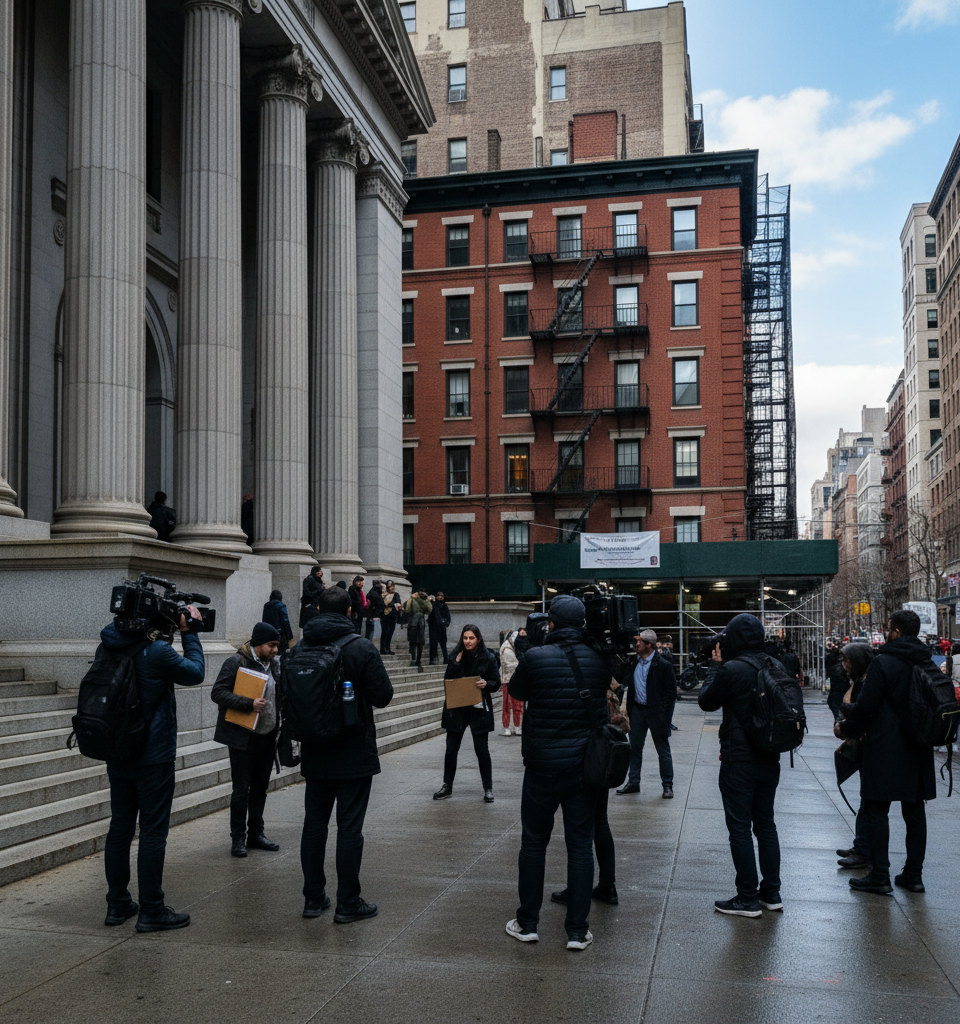 Tenant Advocates Challenge NYC Rent Freeze Lawsuit, Protecting Rent Stabilization — AI-generated illustration
