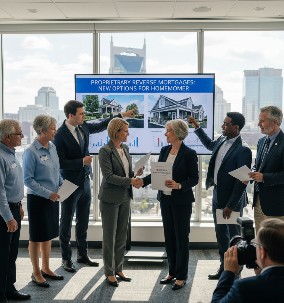 Tennessee Pioneers Proprietary Reverse Mortgages, Expanding Options for Senior Homeowners — AI-generated illustration