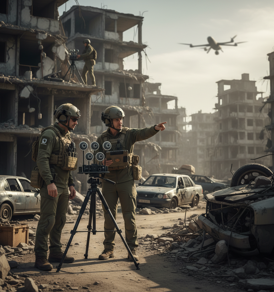 Terra Drone Leverages Ukraine War Lessons for Low-Cost Anti-Drone Tech, Eyes Global Market — AI-generated illustration
