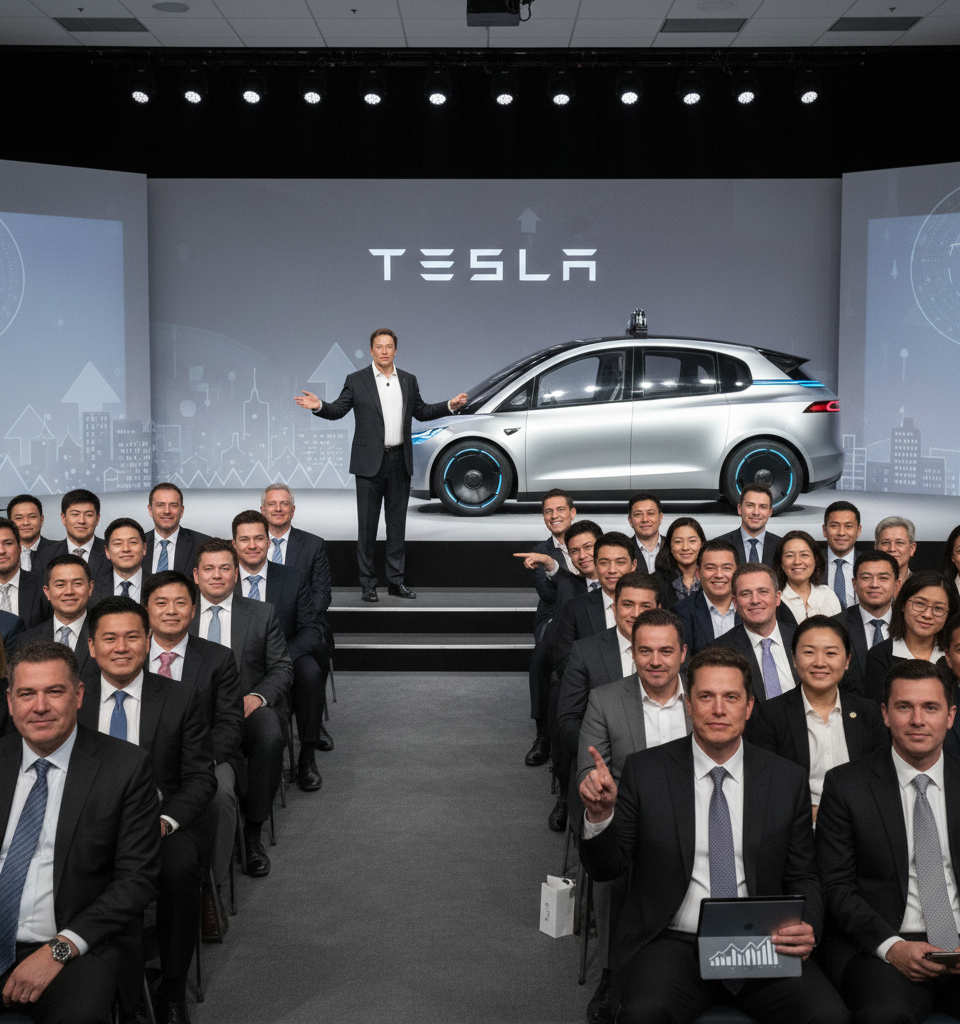 Tesla Robotaxi Prospects Buoy Investors as Wall Street Analysts Reaffirm Bullish Outlook — AI-generated illustration