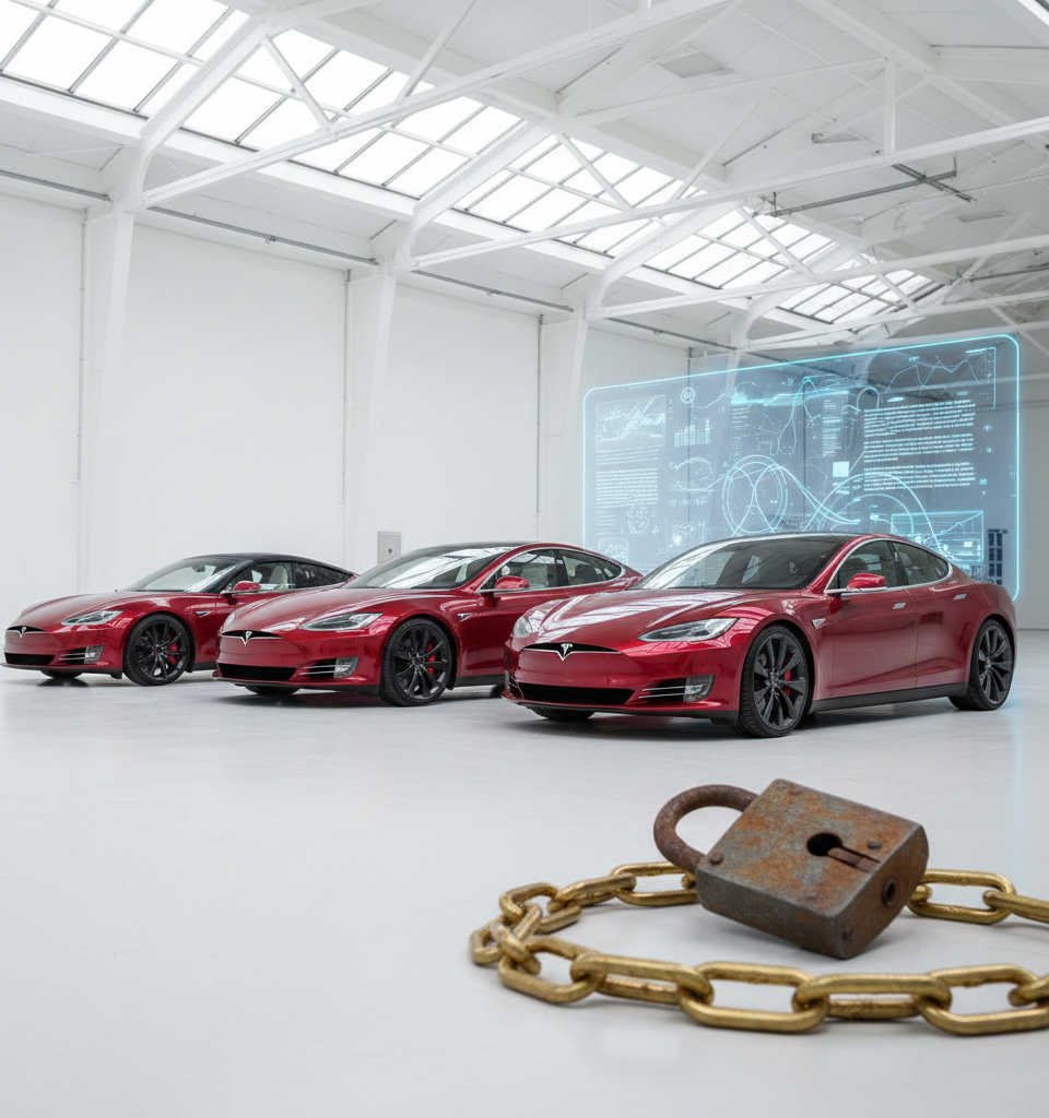 Tesla’s rare Signature Edition cars come with a resale trap — AI-generated illustration