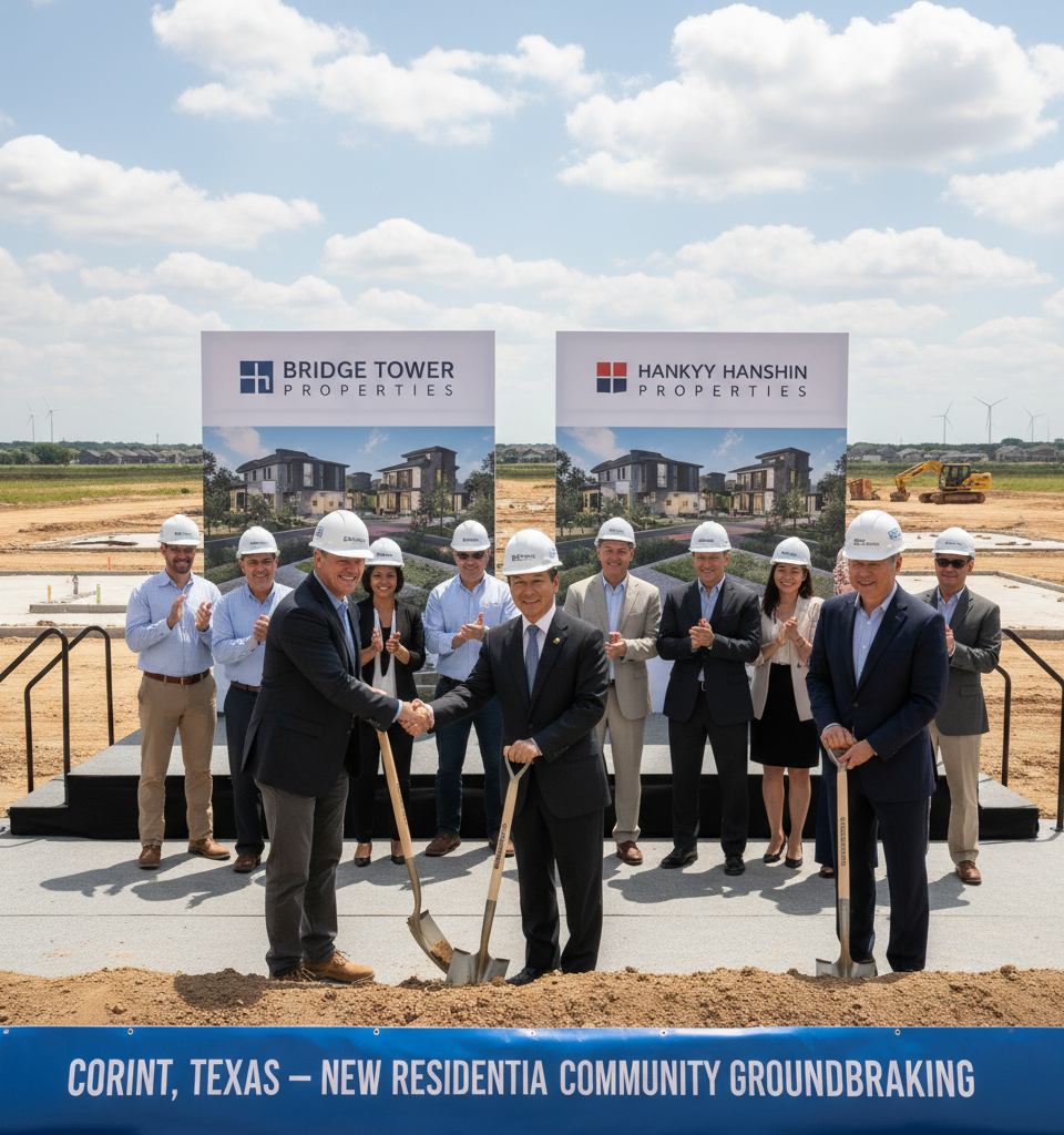 Texas Builder Teams with Japanese Giant for New Residential Community, Signaling Growth in North Texas Housing Market — AI-generated illustration