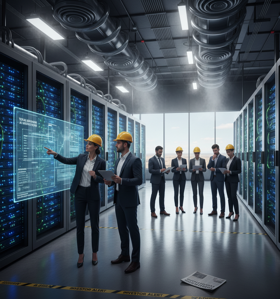Texas Poised to Challenge Virginia's Data Center Dominance Amid AI Boom, Investors Remain Cautious — AI-generated illustration