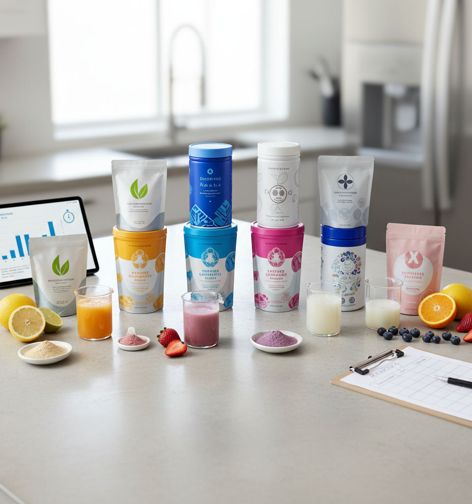 The 10 Best Electrolyte Powders (We Tested Nearly 20) — AI-generated illustration