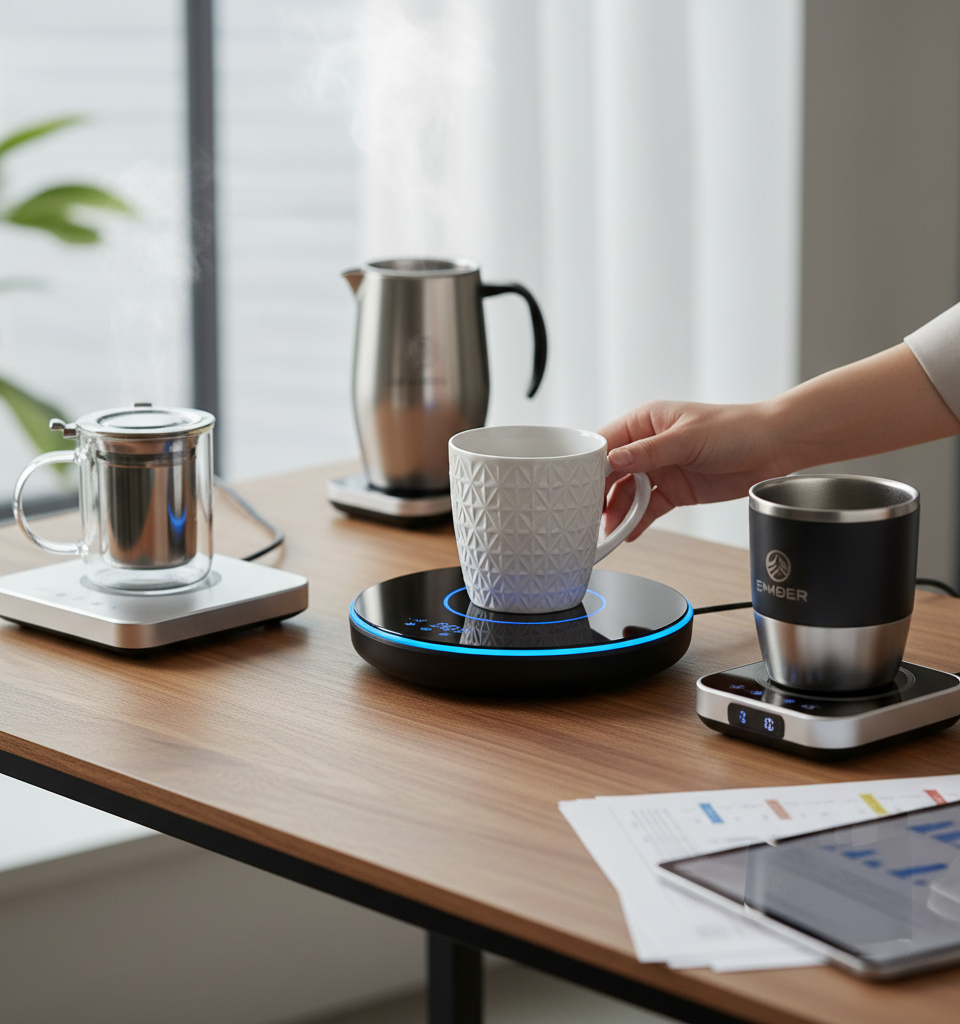 The 3 Best Mug Warmers of 2026: Better Than the Ember Mug? — AI-generated illustration