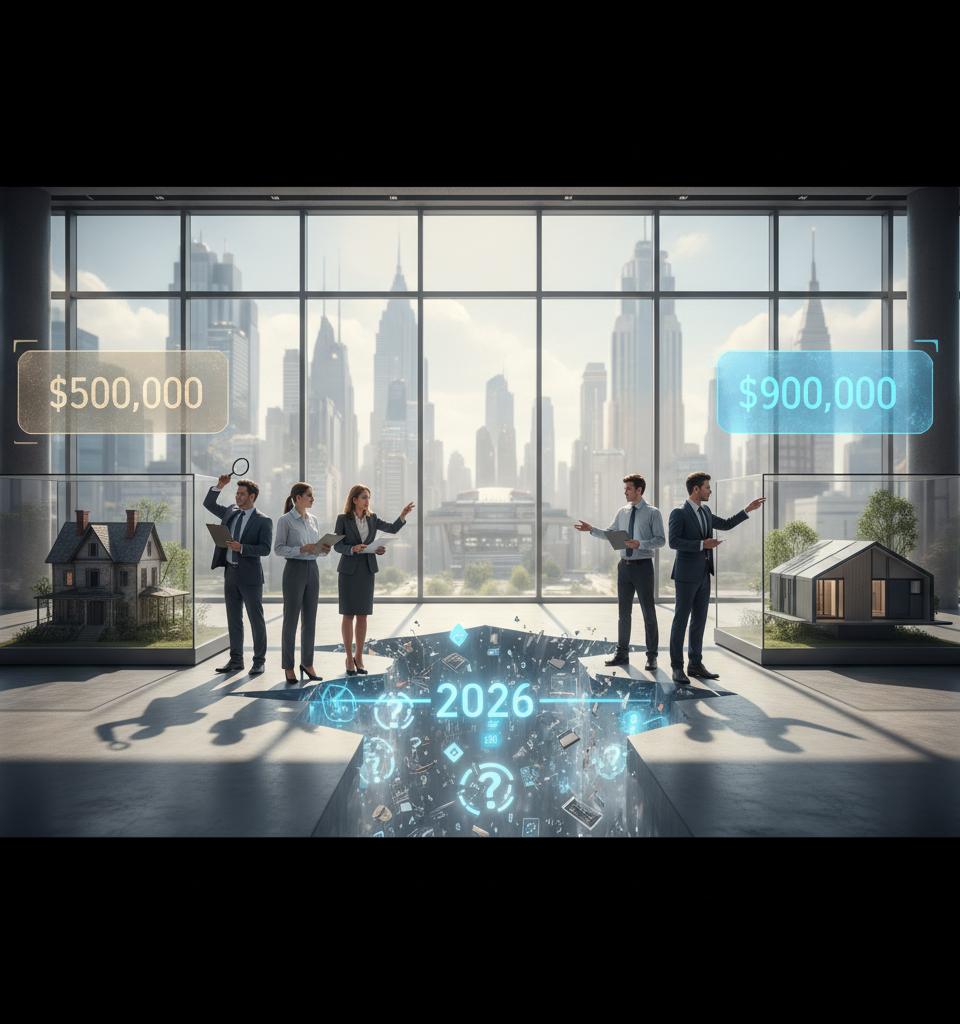 The appraisal gap in 2026 — AI-generated illustration