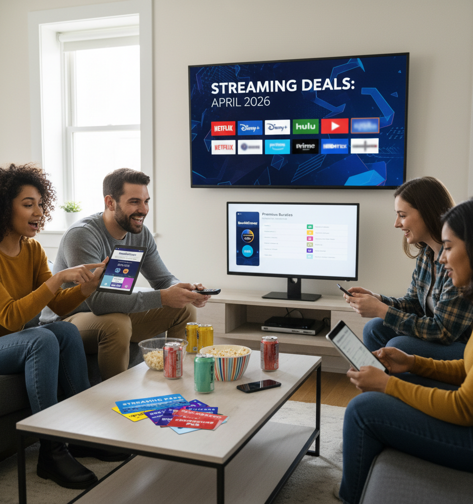 The Best Streaming Bundles and Streaming Deals of April 2026 — AI-generated illustration
