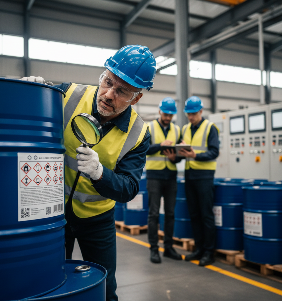 The Crucial Role of Lubricant Labeling in Operational Efficiency and Compliance — AI-generated illustration