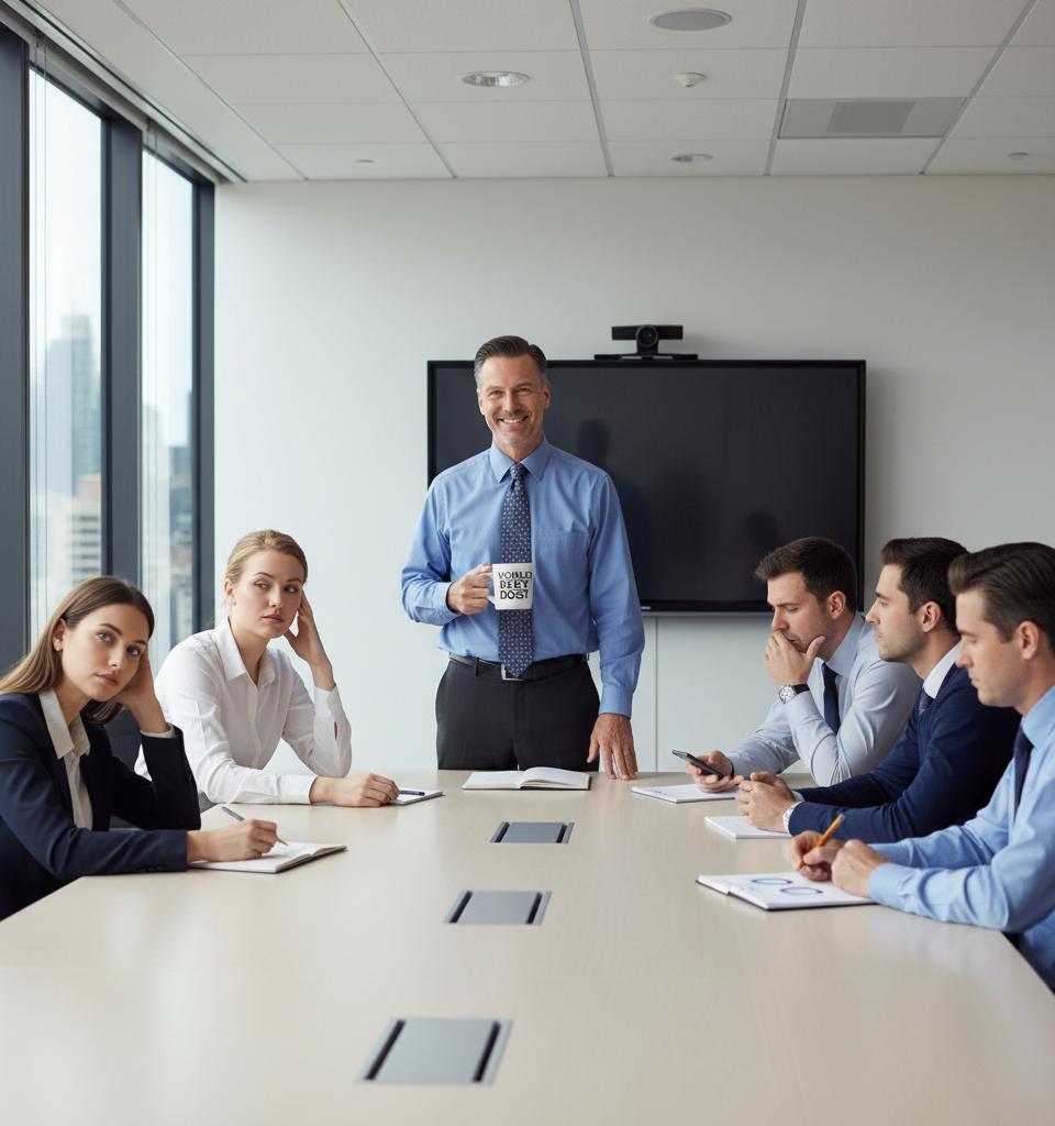 The Disconnect: Why Managers Often Blind to Employee Disengagement — AI-generated illustration