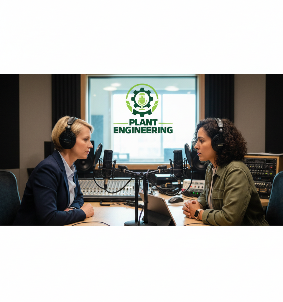 The Downtime Podcast Pivots to Exclusively Cover Plant Engineering: An Evolving Era — AI-generated illustration