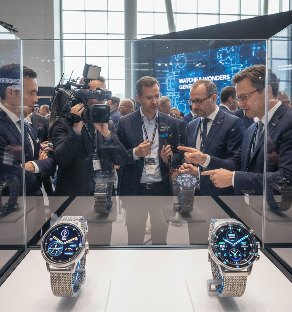 The Most WIRED Watches at Watches and Wonders 2026 — AI-generated illustration