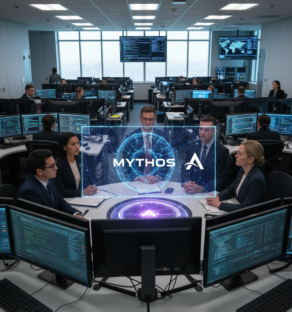 The NSA is reportedly using Anthropic's new model Mythos — AI-generated illustration