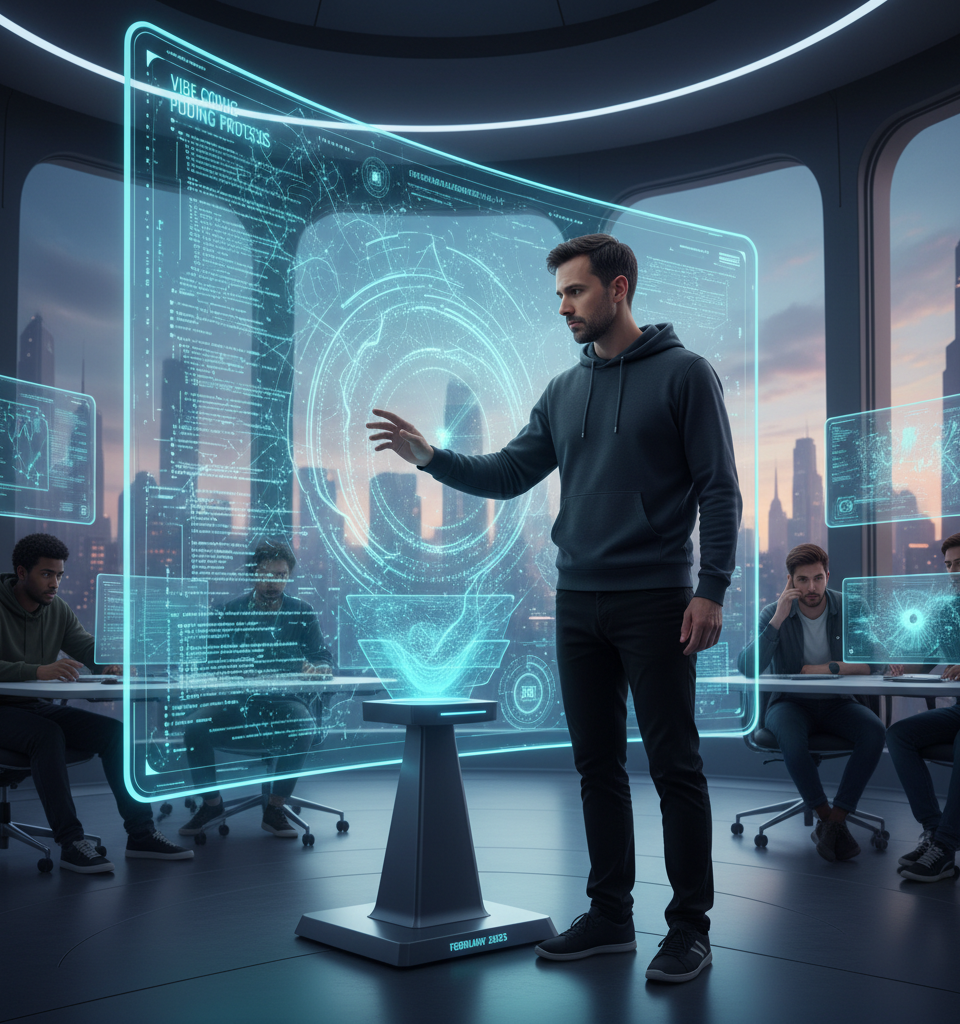 The Perilous Promise of 'Vibe Coding': Navigating AI's Impact on Software Development — AI-generated illustration