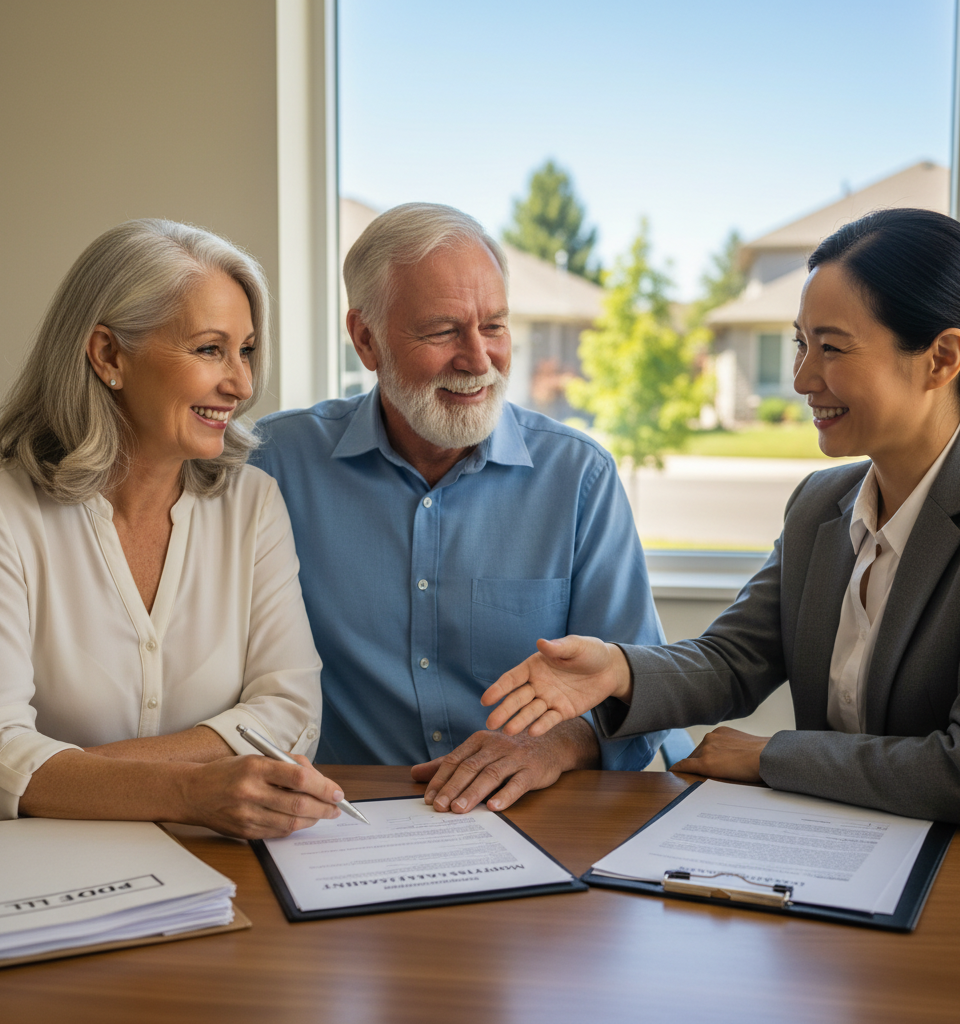 The Retirement Dividend: How Homeowners Are Accelerating Mortgage Payoff for a Secure Future — AI-generated illustration