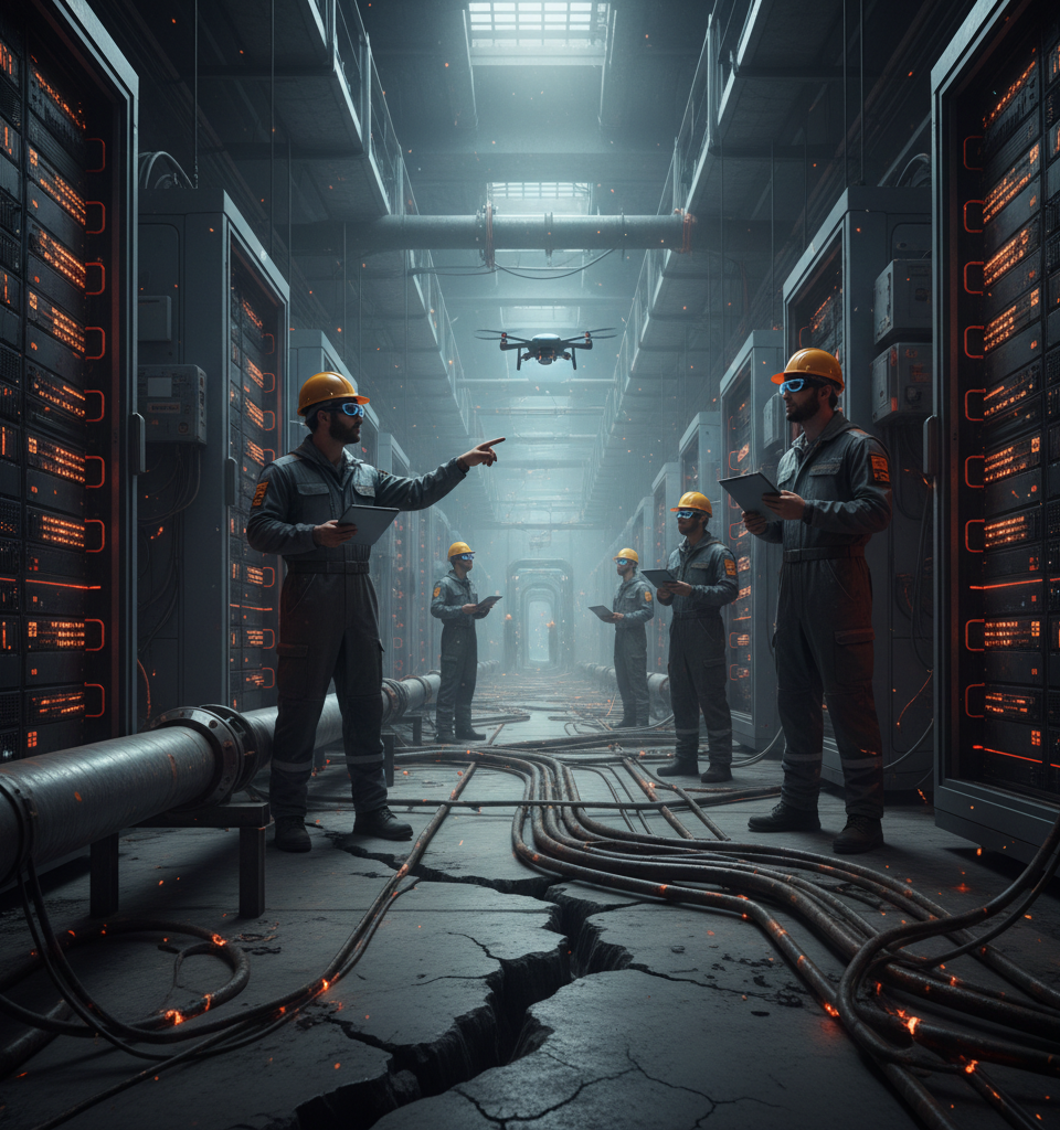 The Silent Cost of AI: Addressing the Trillion-Dollar Infrastructure Maintenance Challenge — AI-generated illustration