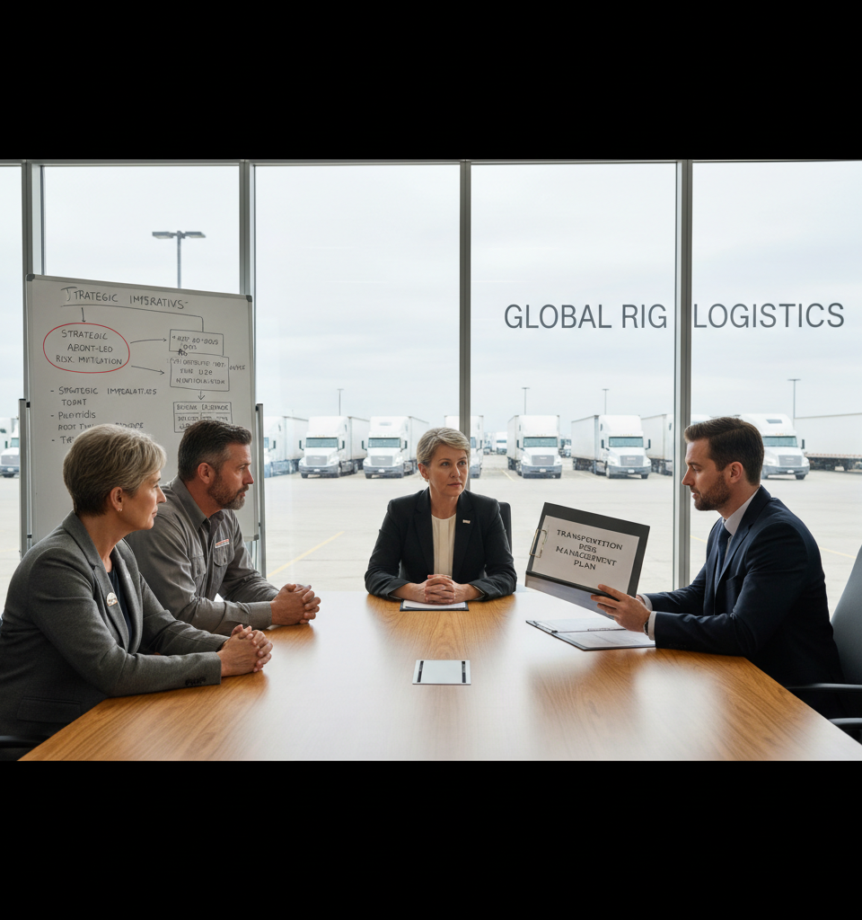 The Strategic Imperative: Why Trucking Companies Need an Insurance Agent, Not Just a Policy — AI-generated illustration