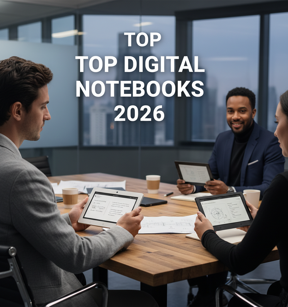 Top Digital Notebooks of 2026: ReMarkable, Kobo, and Kindle Lead the Market — AI-generated illustration