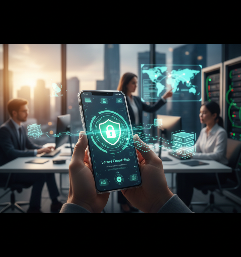 Top VPN Services for iPhone in 2026: Securing Your Digital Footprint — AI-generated illustration