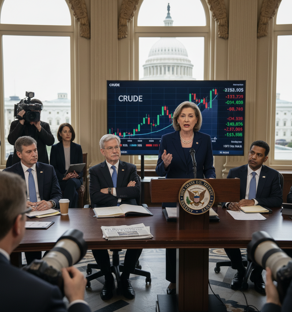 Treasury Secretary Bessent now says it's OK for the Fed to wait to lower rates amid oil surge — AI-generated illustration