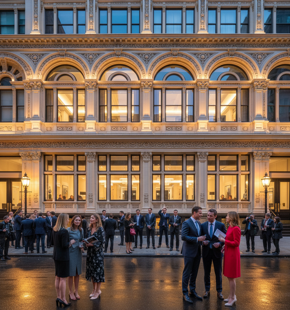 Tribeca's 32 Walker Street: Historic Cast Iron Reimagined, Sparking Luxury Buyer Frenzy — AI-generated illustration