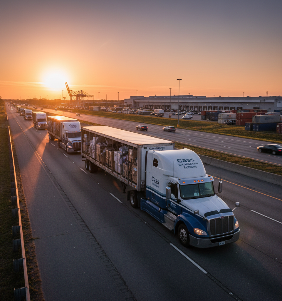 Truckload Linehaul Rates Surge in April Amid Persisting Supply Constraints — AI-generated illustration
