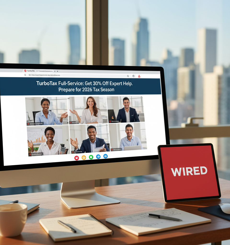 TurboTax Unveils 30% Full-Service Expert Discount Ahead of 2026 Tax Season — AI-generated illustration