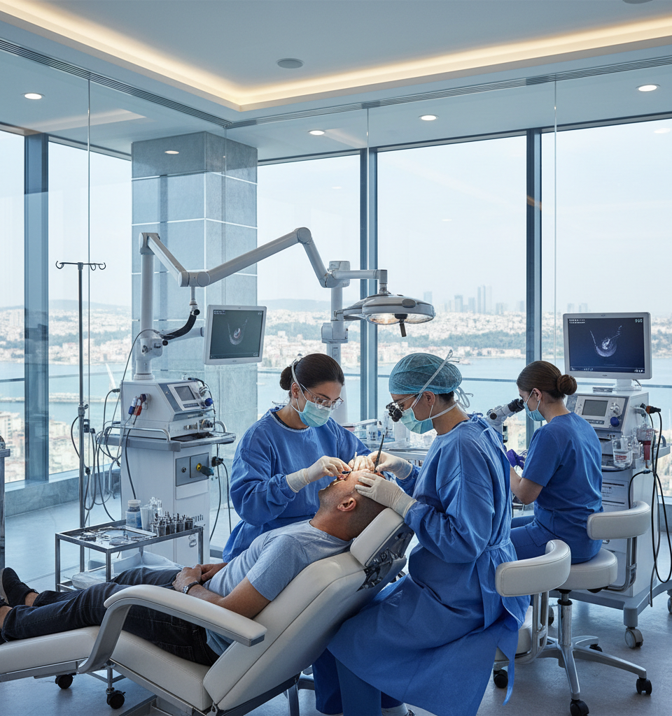 Turkey's Hair Transplant Sector: A Billion-Dollar Innovation Hub — AI-generated illustration