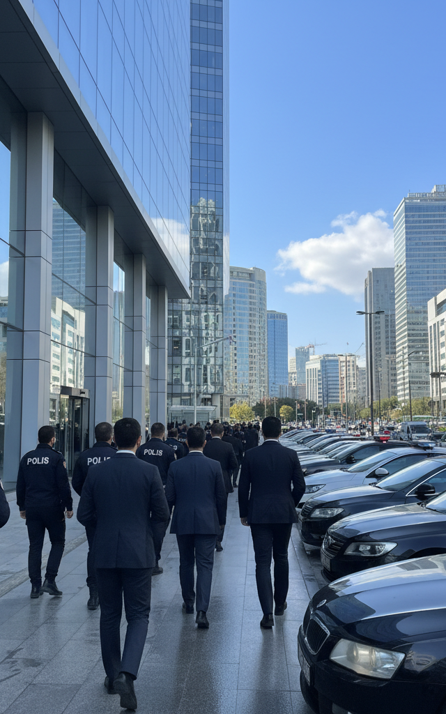 Turkish Authorities Detain Top Finance Executives in Alleged Ponzi Scheme Probe — AI-generated illustration