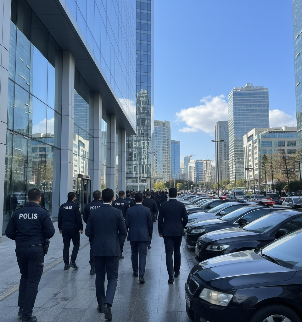 Turkish Authorities Detain Top Finance Executives in Alleged Ponzi Scheme Probe — AI-generated illustration