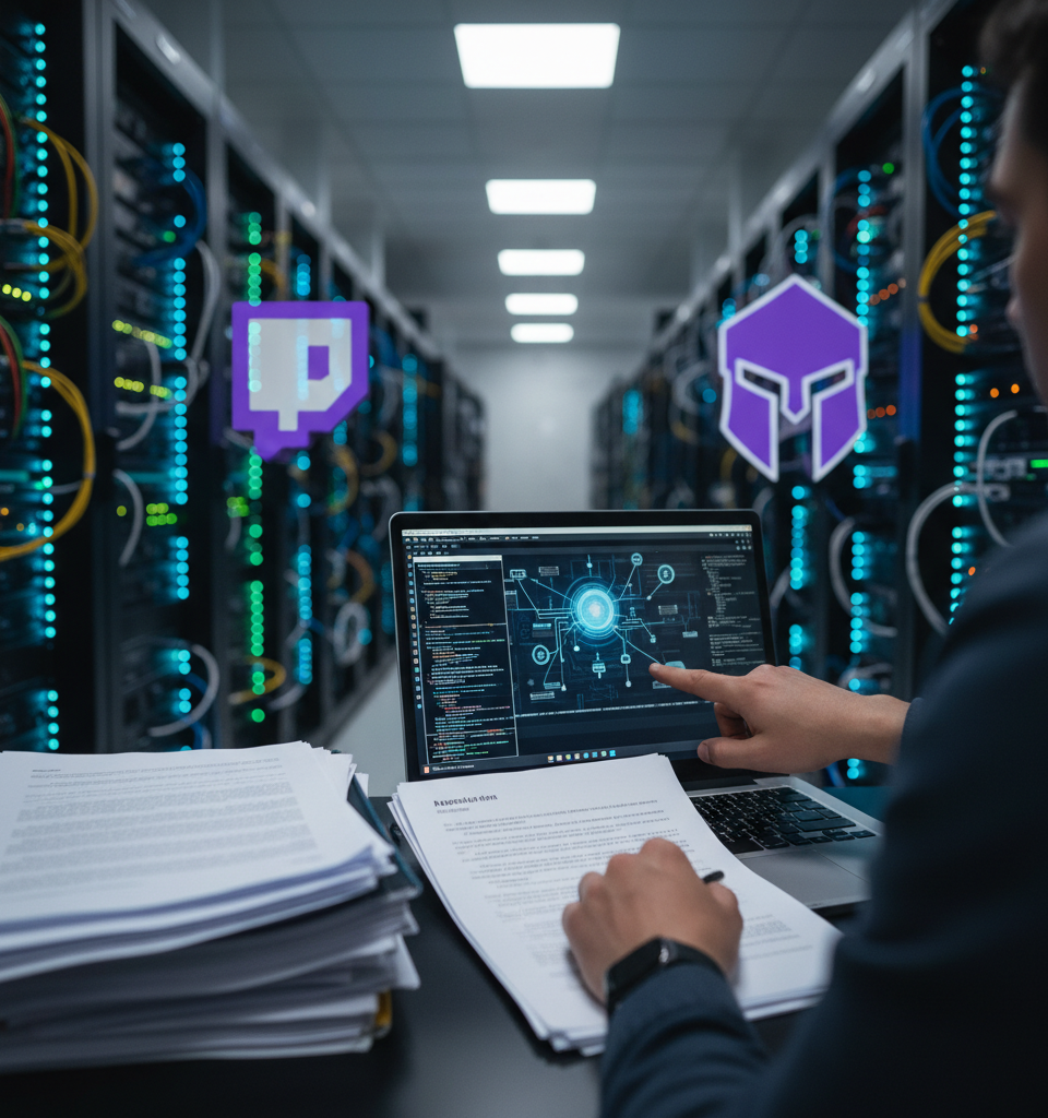 Twitch and Amazon Face Class-Action Lawsuit Over AI Content Scraping Allegations — AI-generated illustration