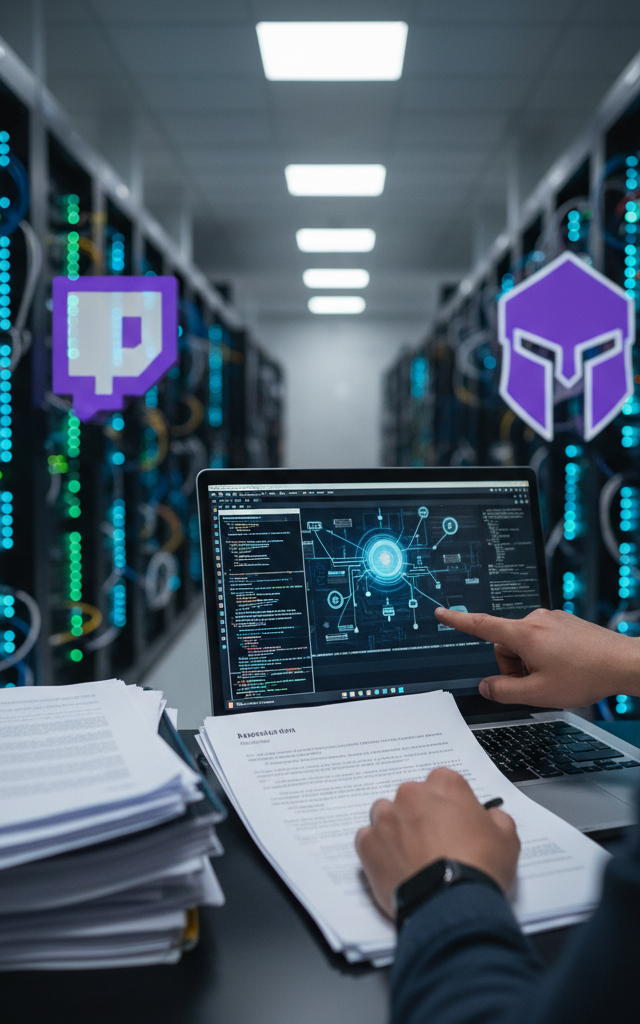 Twitch and Amazon Face Class-Action Lawsuit Over AI Content Scraping Allegations — AI-generated illustration