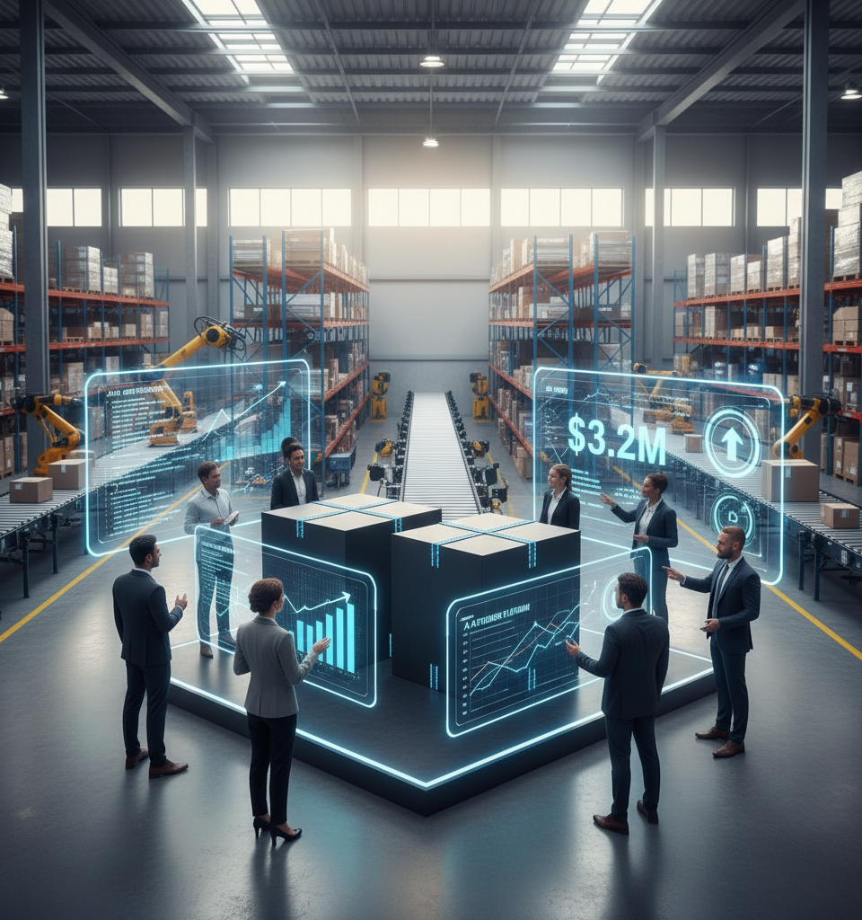 Two Boxes raises $3.2M to scale AI returns platform — AI-generated illustration