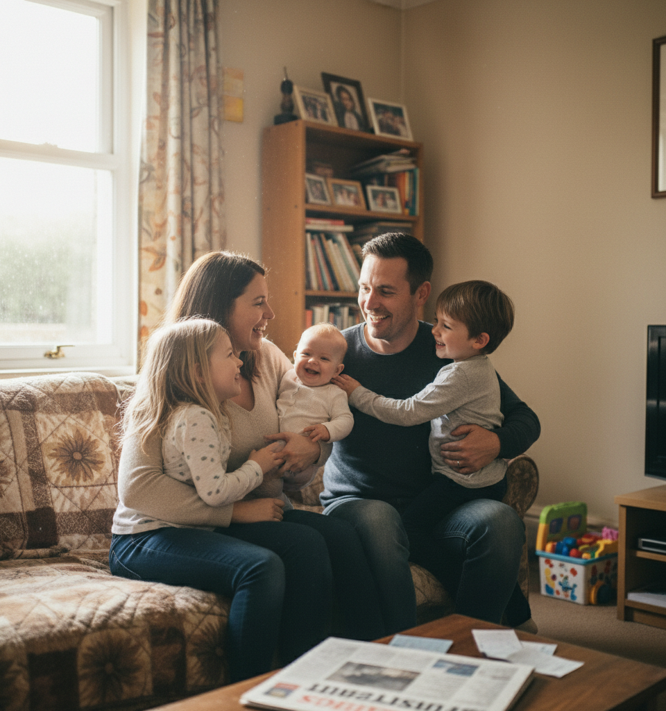 Two-Child Benefit Cap Ends: Thousands of UK Families to See Substantial Financial Uplifts — AI-generated illustration