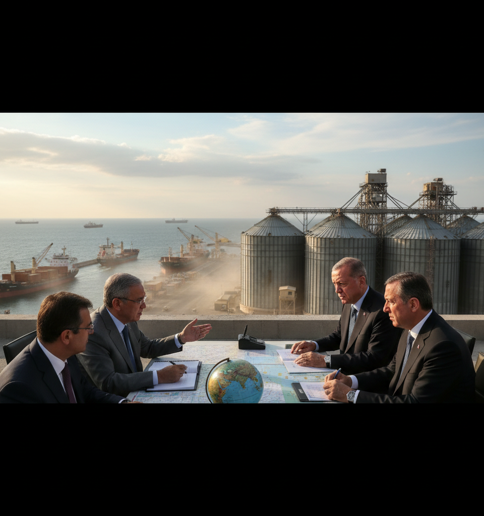 Two-Week Deadline Looms: Ukraine Grain Deal Brinkmanship Threatens Global Commodity Chaos — AI-generated illustration