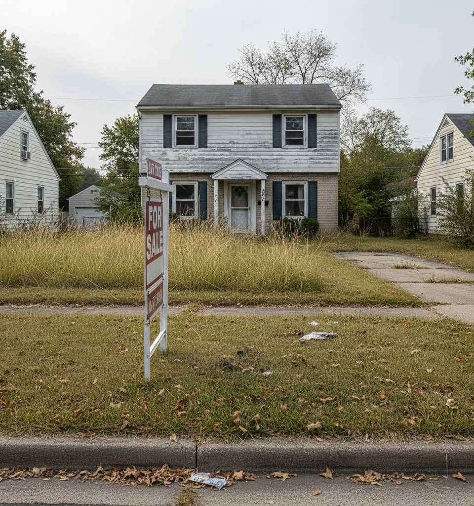 U.S. Housing Market Sees Longest Listing Durations in Years Amid Shifting Dynamics — AI-generated illustration