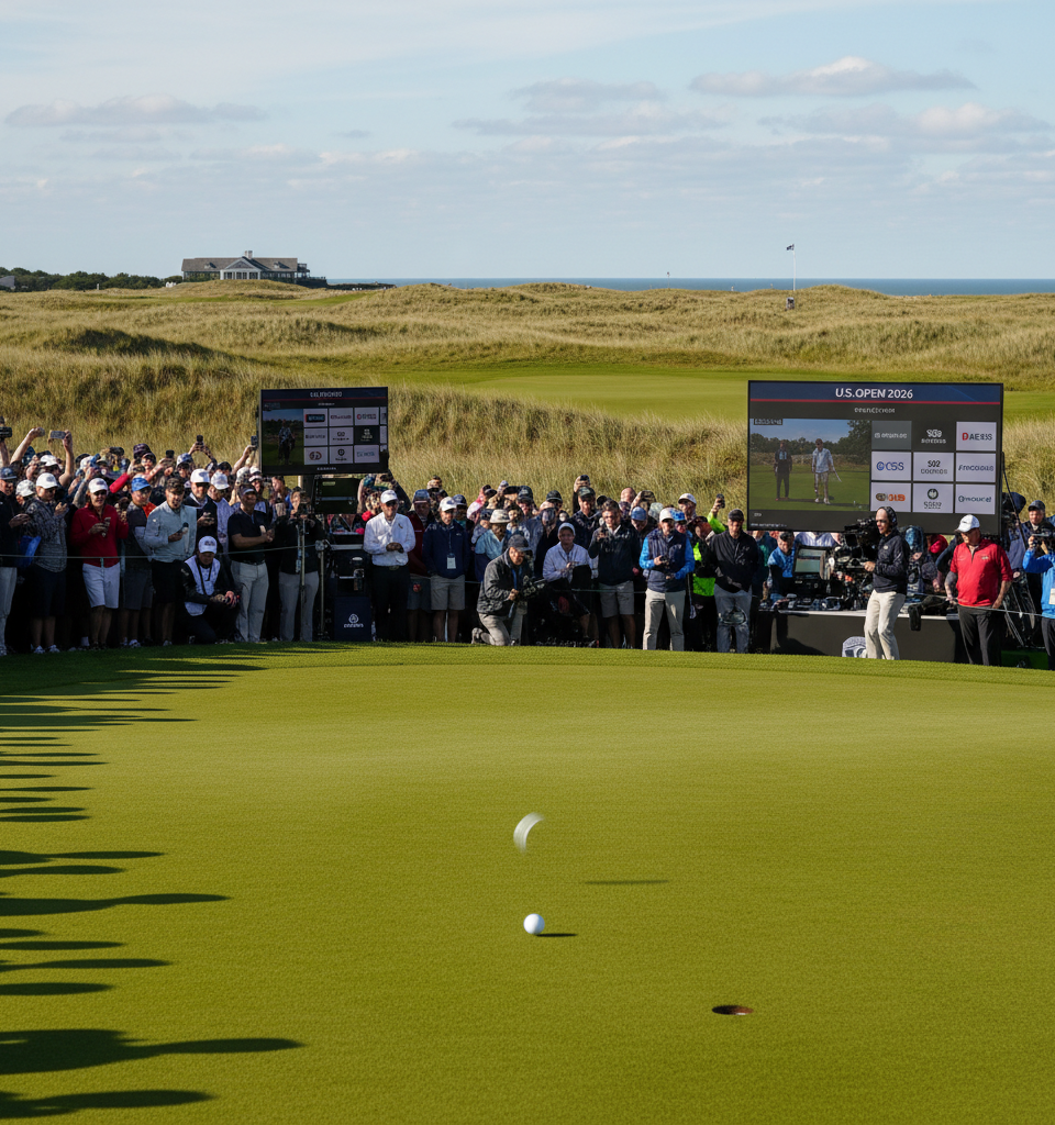U.S. Open 2026: Comprehensive Guide to Streaming and Television Coverage from Shinnecock Hills — AI-generated illustration