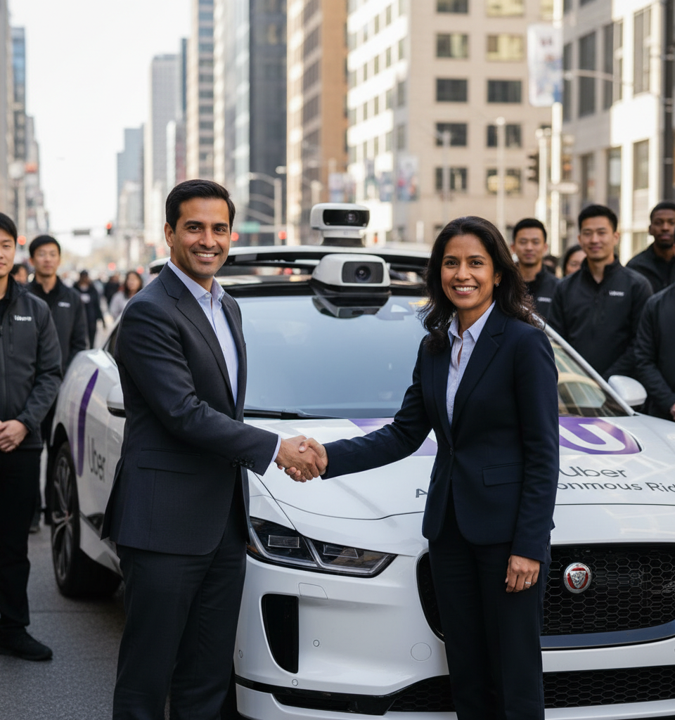 Uber Accelerates Autonomous Vehicle Strategy Amid Shifting Market Dynamics — AI-generated illustration