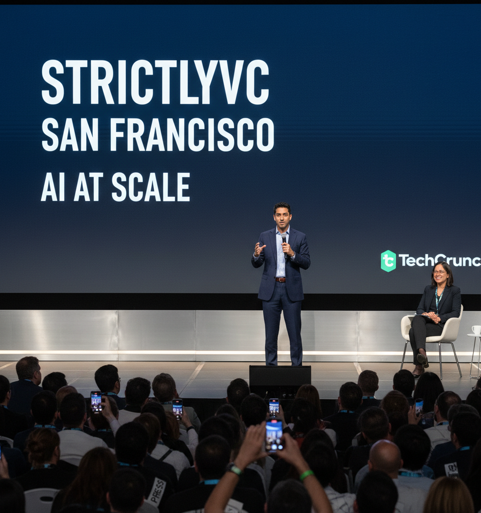Uber CTO Praveen Neppalli Naga Joins StrictlyVC SF to Discuss AI at Scale — AI-generated illustration