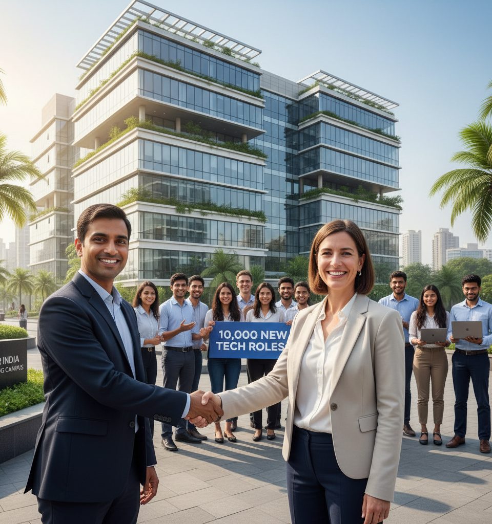Uber Expands India Footprint with Two New Engineering Campuses, Targeting 10,000 Tech Roles — AI-generated illustration
