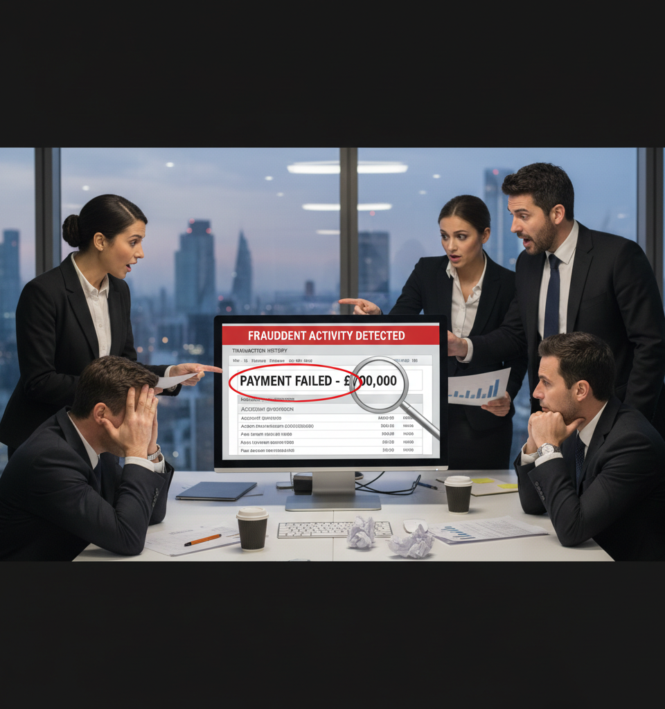 UK Energy Firm Loses £700,000 in Sophisticated Payment Diversion Cyberattack — AI-generated illustration