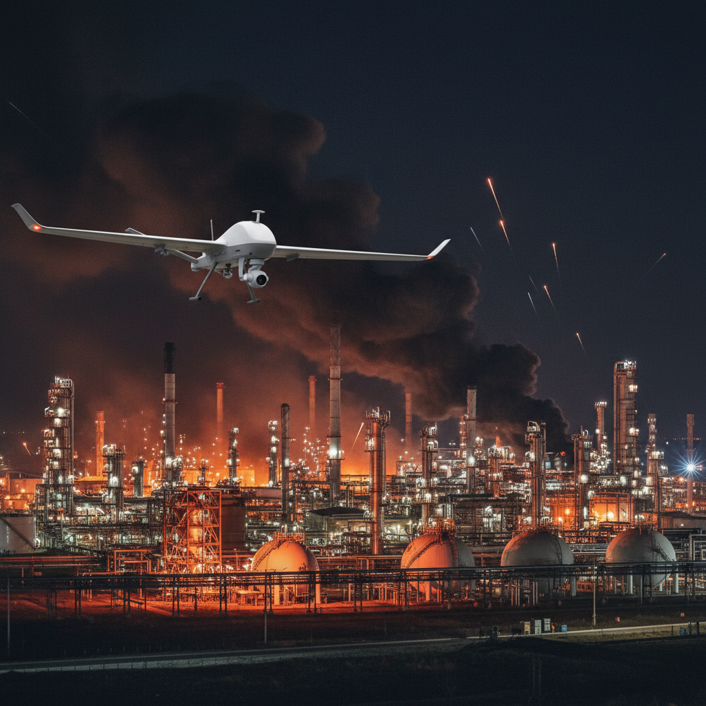 Ukraine Strikes Russian Refinery Amid Escalating Drone Attacks