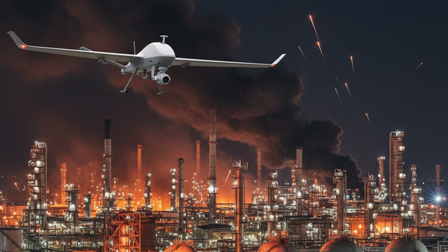 Ukraine Strikes Russian Refinery Amid Escalating Drone Attacks