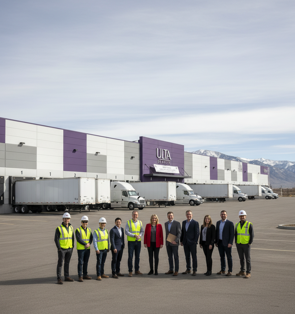 Ulta Beauty Boosts Western Supply Chain with New Utah Distribution Hub — AI-generated illustration
