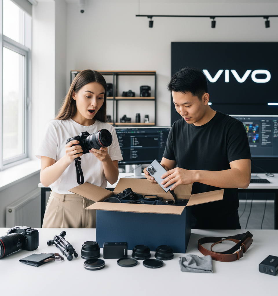 Unboxing the vivo X300 Ultra Photography kit — AI-generated illustration