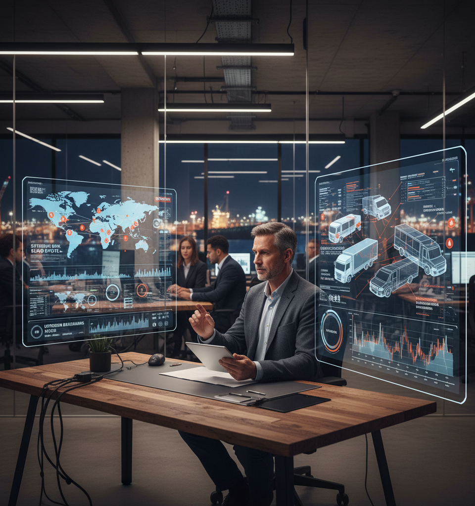 Uncovering Hidden Dangers: Fleet Industry Confronts Systemic Risk Blind Spots — AI-generated illustration