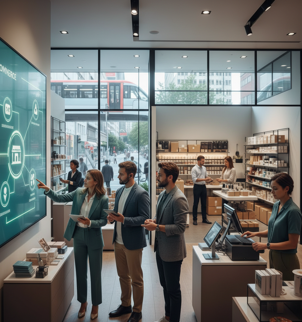 Unified commerce: Why it’s the next evolution of retail — AI-generated illustration